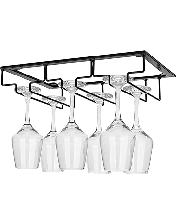 Glass rack hanging glass rack bamboo kitchen accessories