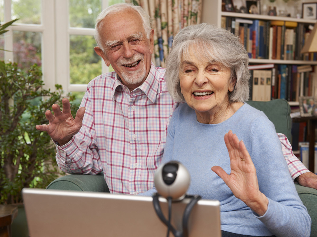 Chat room for older adults