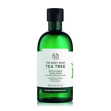 Tea tree oil facial cleanser