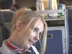 Air stewardess fucked pilot