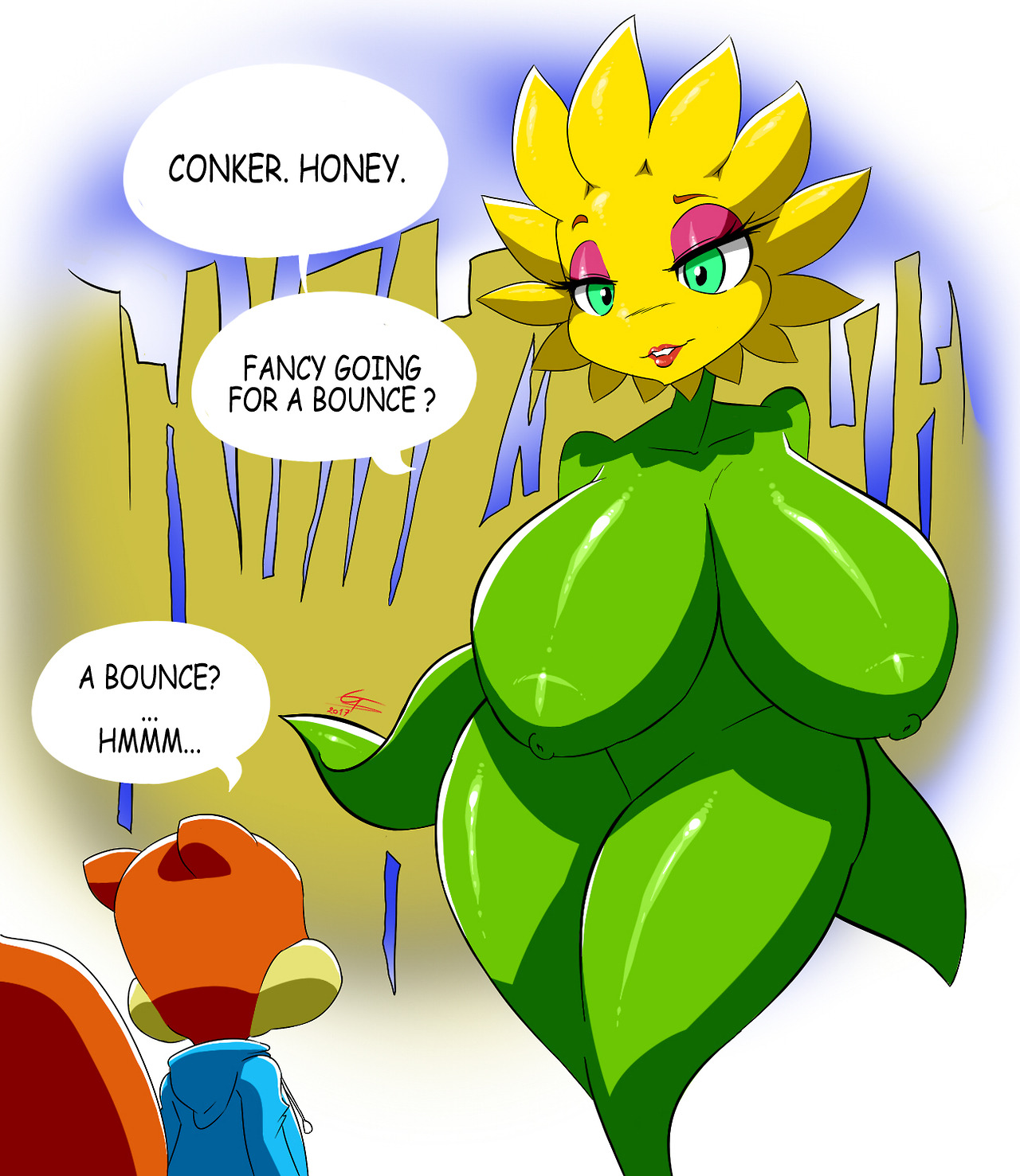 Lusciousnet conkers bad fur day sunflowe