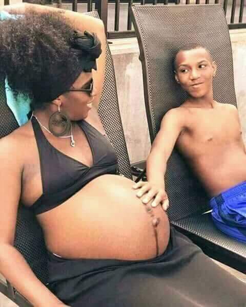 Mother impregnated by son