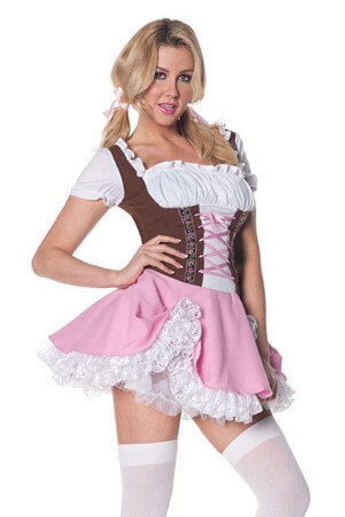 Oktoberfest beer maid adult costume