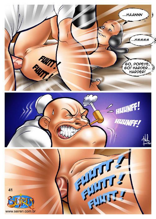 Popeye and olive oyl cartoon sex porn comics